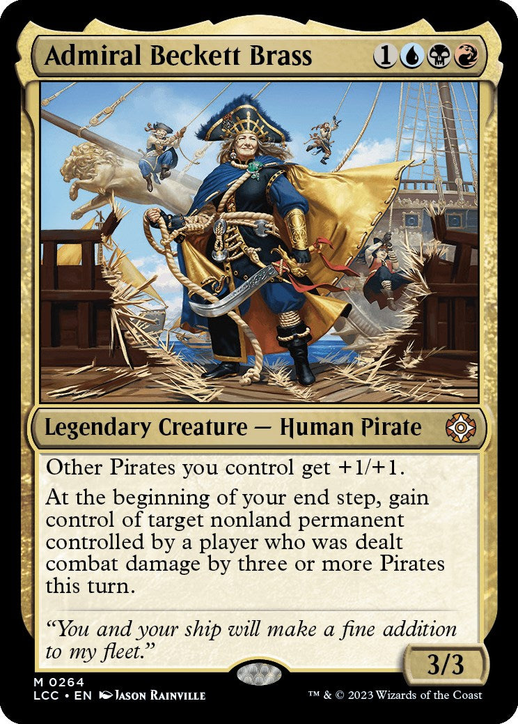 Admiral Beckett Brass [The Lost Caverns of Ixalan Commander] | Total Play