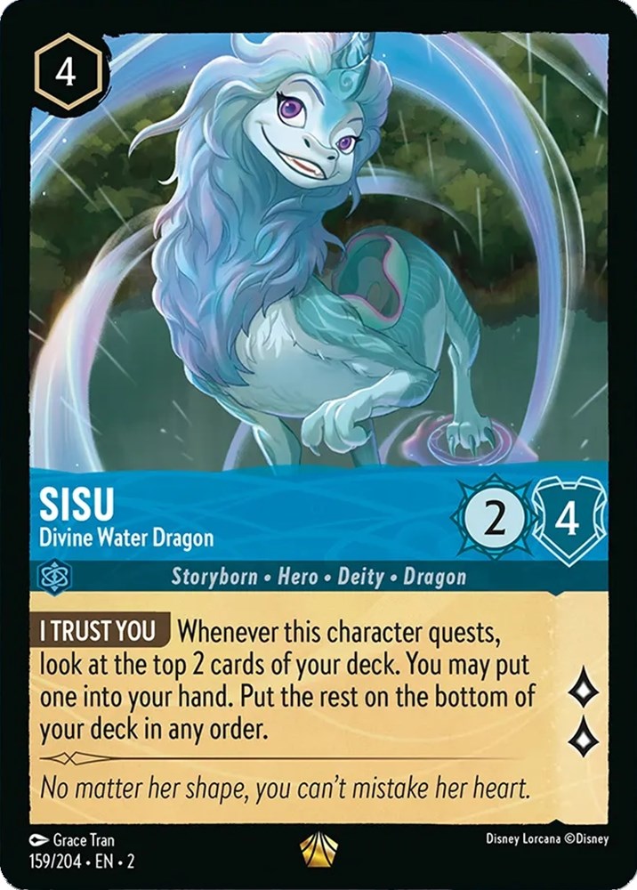 Sisu - Divine Water Dragon (159/204) [Rise of the Floodborn] | Total Play