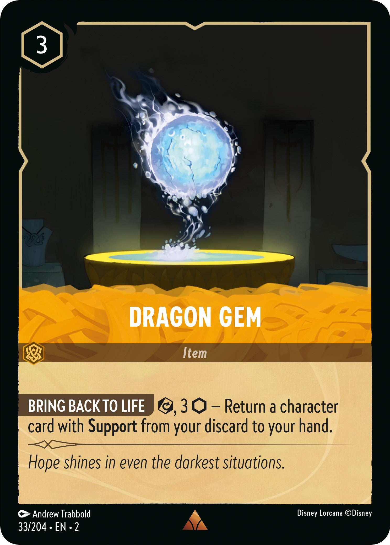 Dragon Gem (33/204) [Rise of the Floodborn] | Total Play