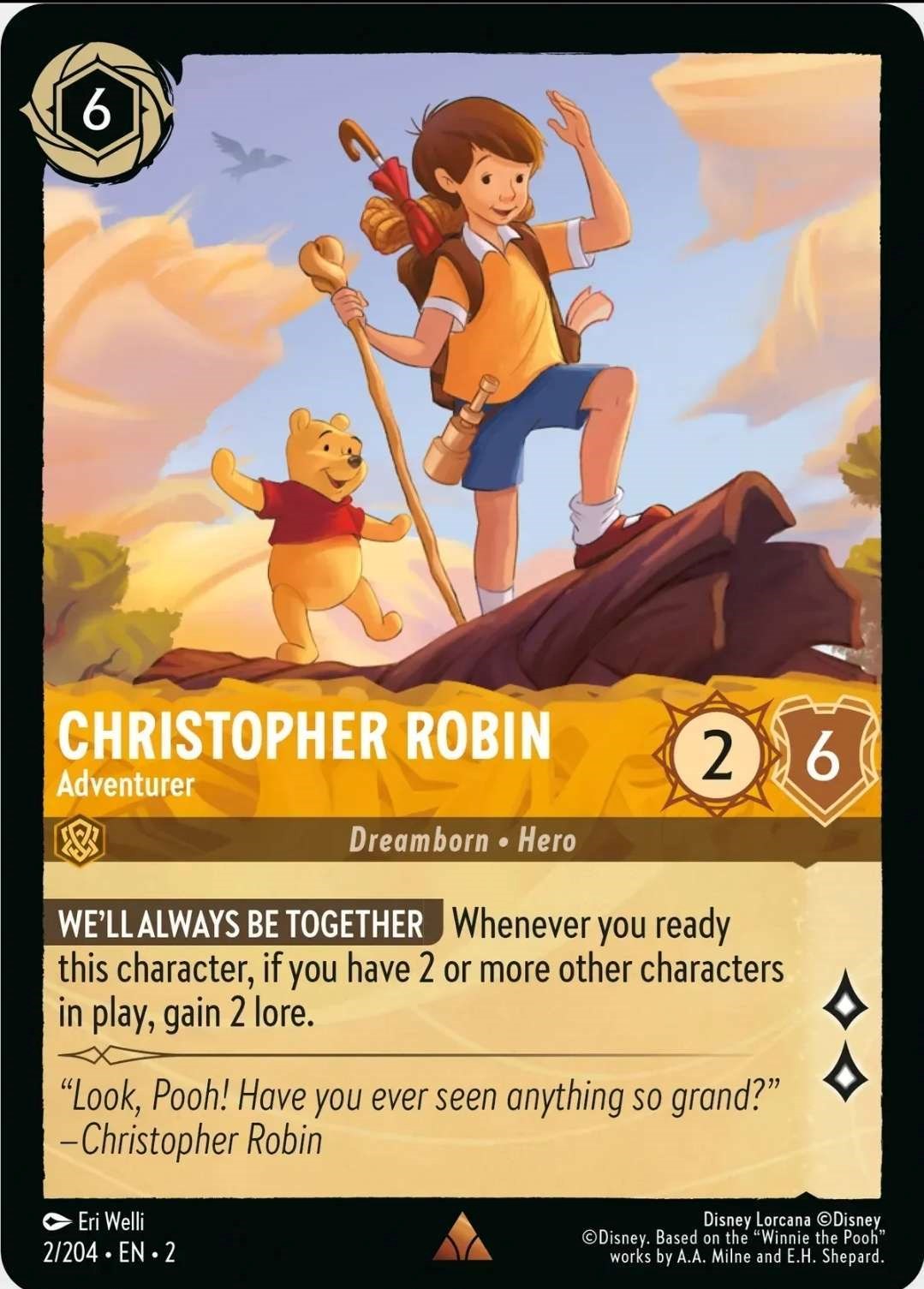 Christopher Robin - Adventurer (2/204) [Rise of the Floodborn] | Total Play