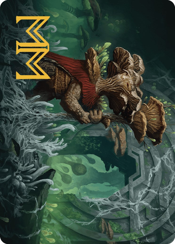 Tendril of the Mycotyrant Art Card (Gold-Stamped Signature) [The Lost Caverns of Ixalan Art Series] | Total Play