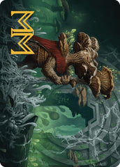 Tendril of the Mycotyrant Art Card (Gold-Stamped Signature) [The Lost Caverns of Ixalan Art Series] | Total Play