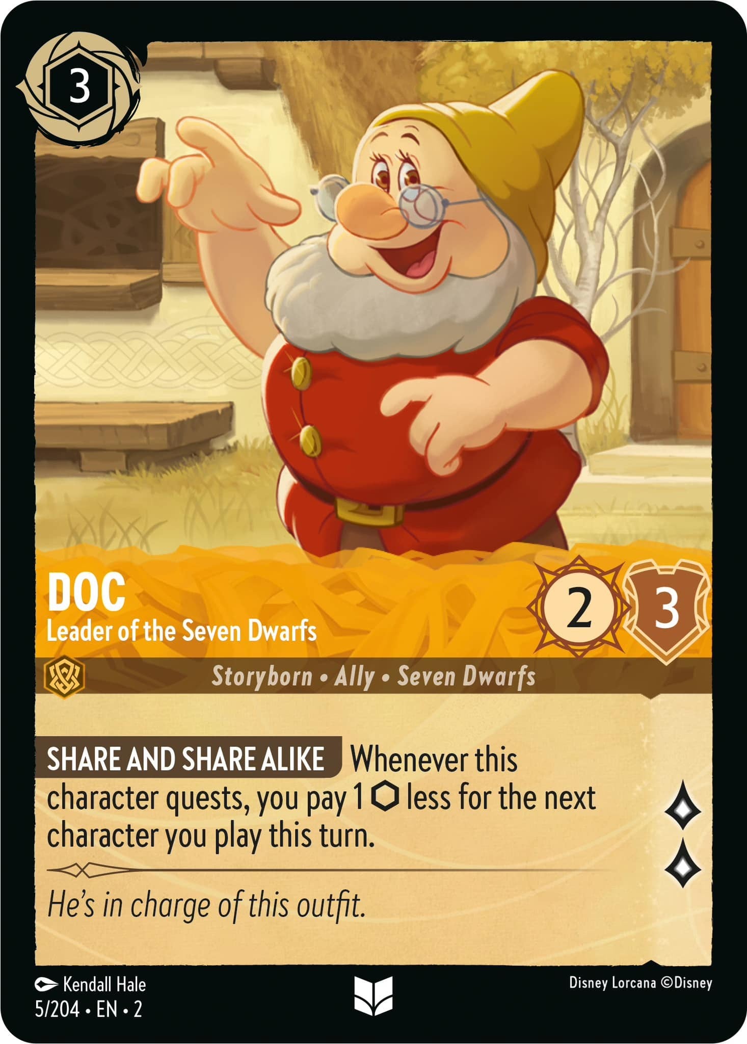 Doc - Leader of the Seven Dwarfs (5/204) [Rise of the Floodborn] | Total Play