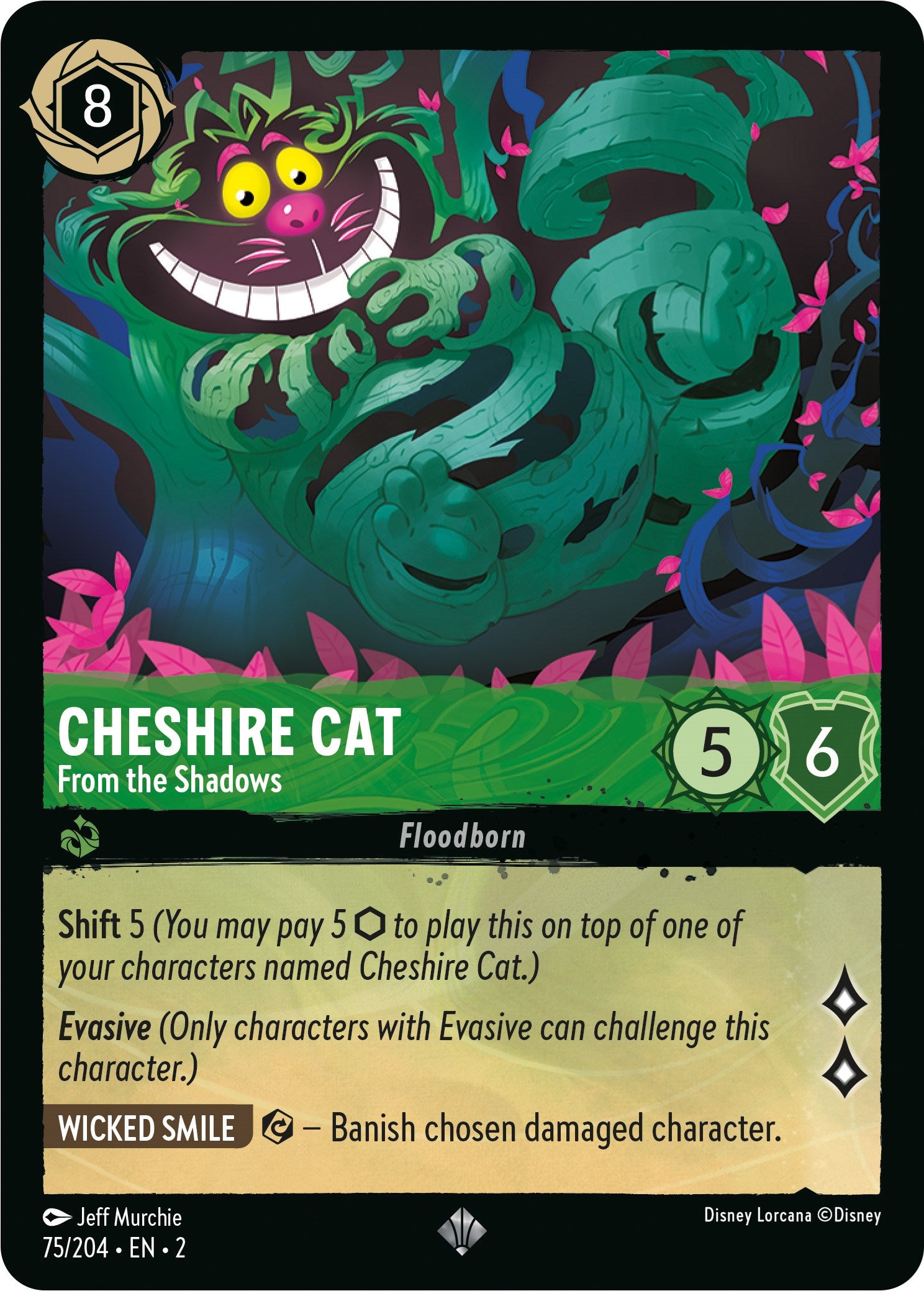 Cheshire Cat - From the Shadows (75/204) [Rise of the Floodborn] | Total Play