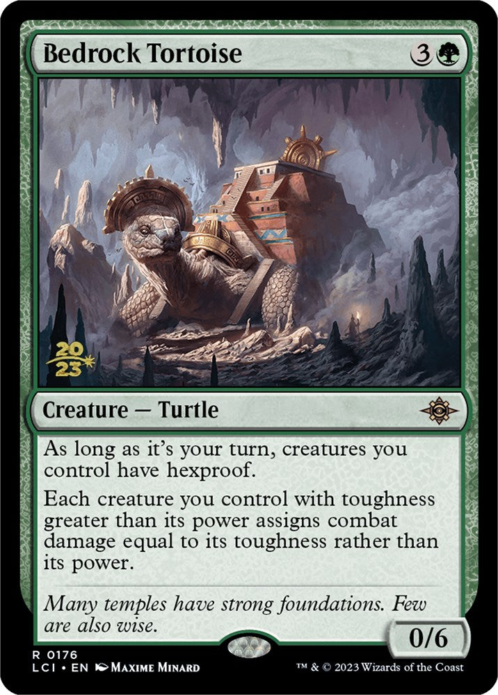 Bedrock Tortoise [The Lost Caverns of Ixalan Prerelease Cards] | Total Play