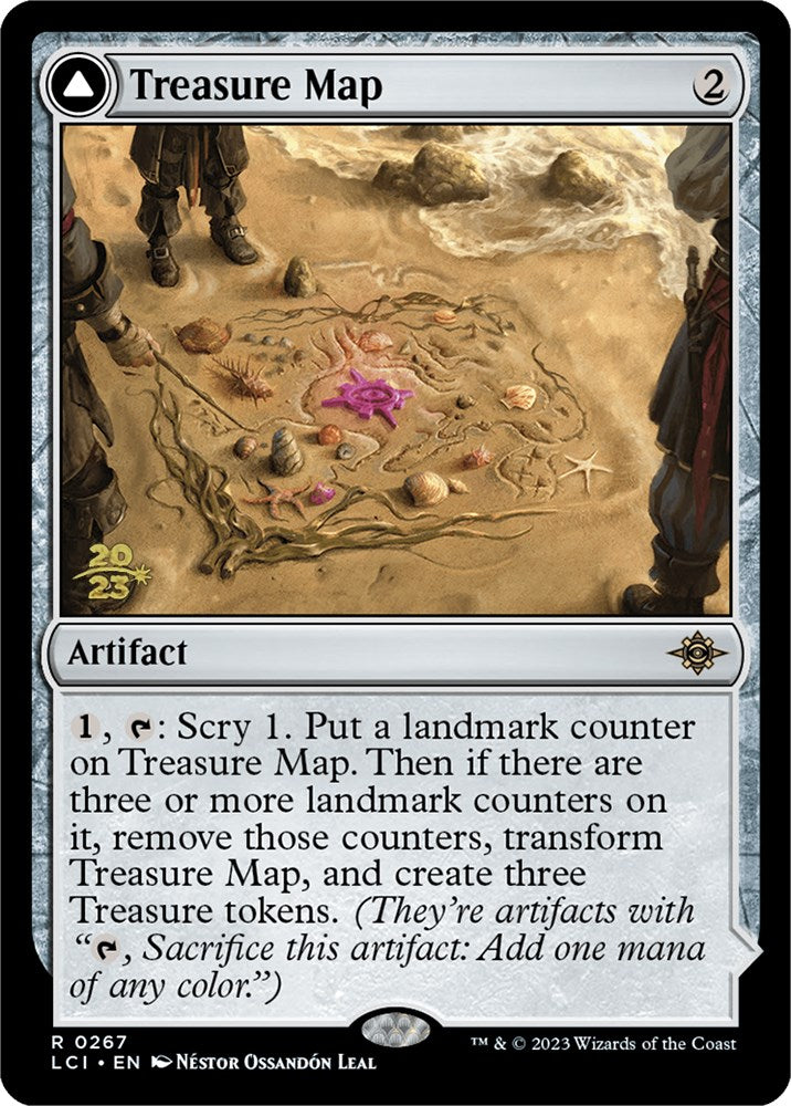 Treasure Map // Treasure Cove [The Lost Caverns of Ixalan Prerelease Cards] | Total Play