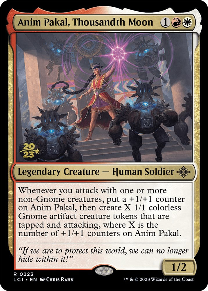 Anim Pakal, Thousandth Moon [The Lost Caverns of Ixalan Prerelease Cards] | Total Play