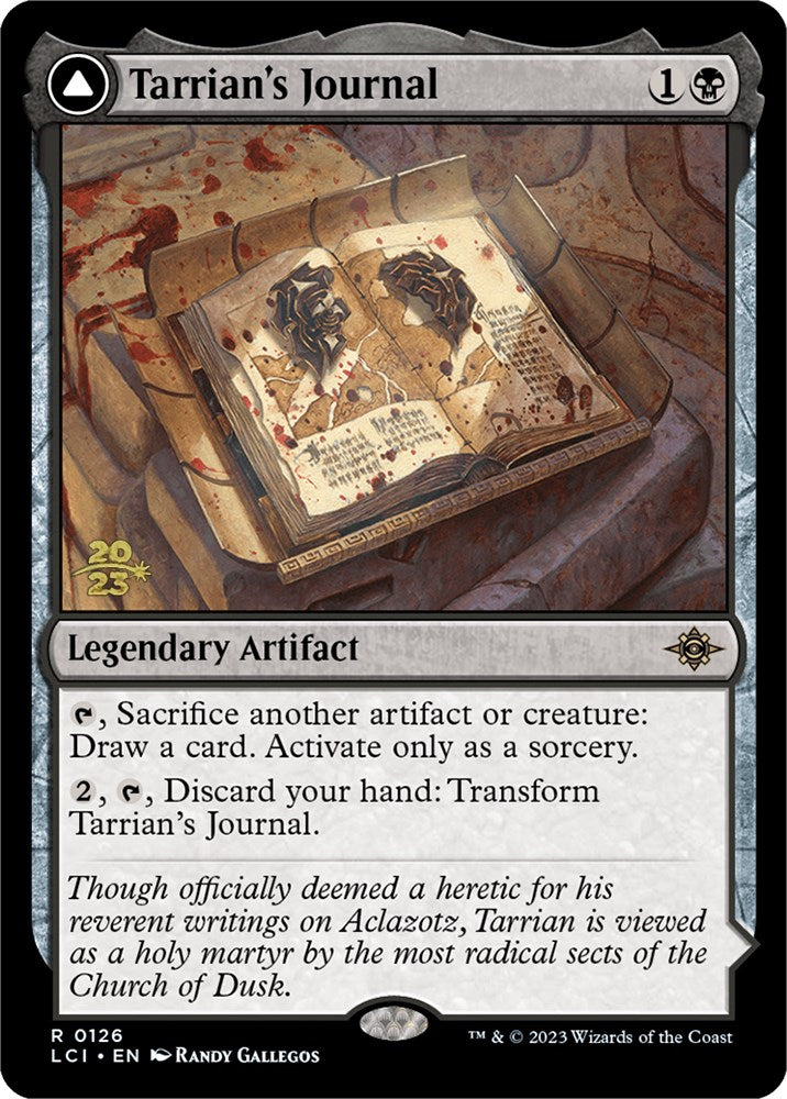 Tarrian's Journal // The Tomb of Aclazotz [The Lost Caverns of Ixalan Prerelease Cards] | Total Play