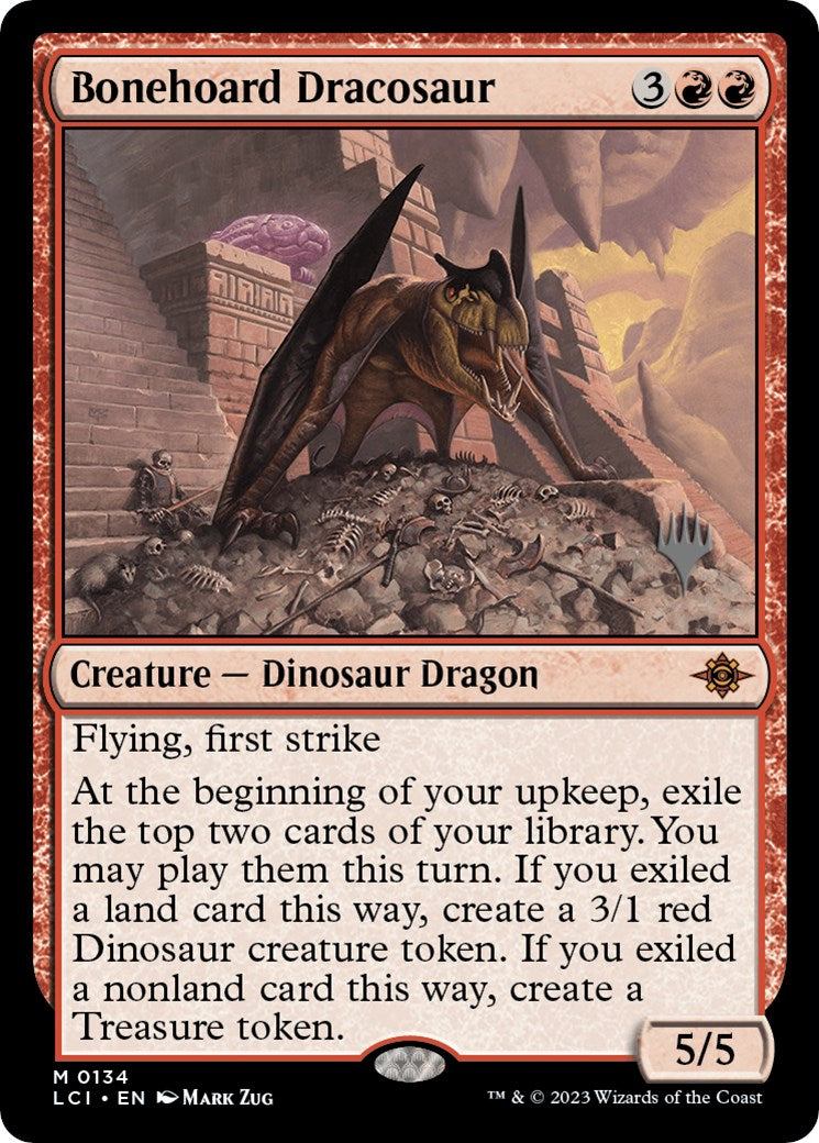 Bonehoard Dracosaur (Promo Pack) [The Lost Caverns of Ixalan Promos] | Total Play