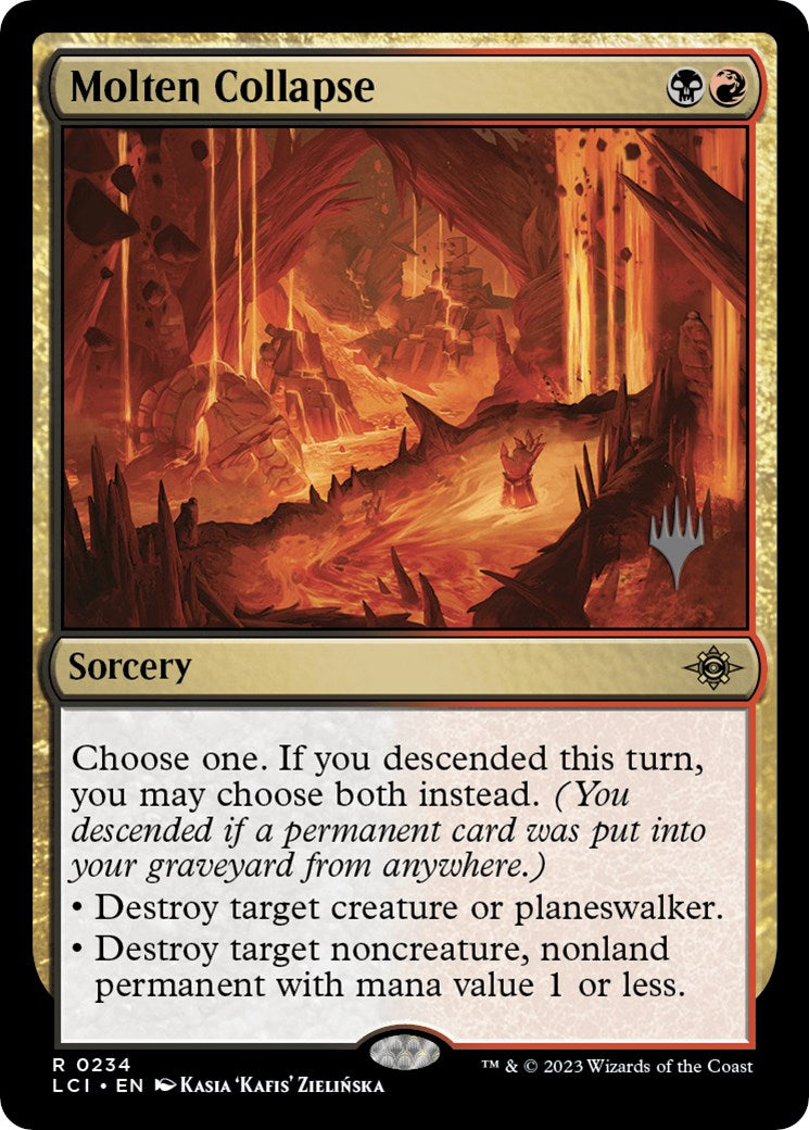 Molten Collapse (Promo Pack) [The Lost Caverns of Ixalan Promos] | Total Play