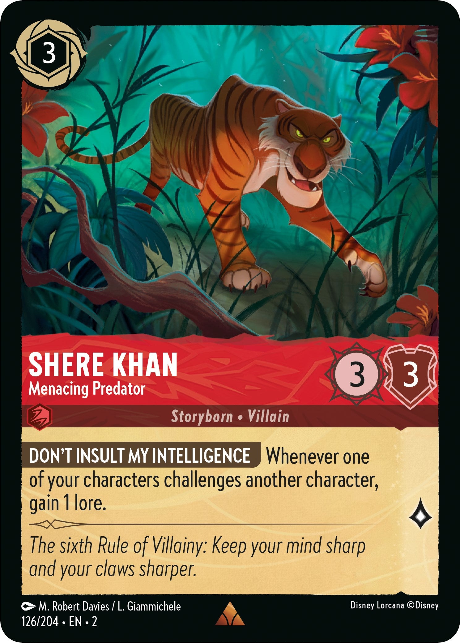 Shere Khan - Menacing Predator (126/204) [Rise of the Floodborn] | Total Play