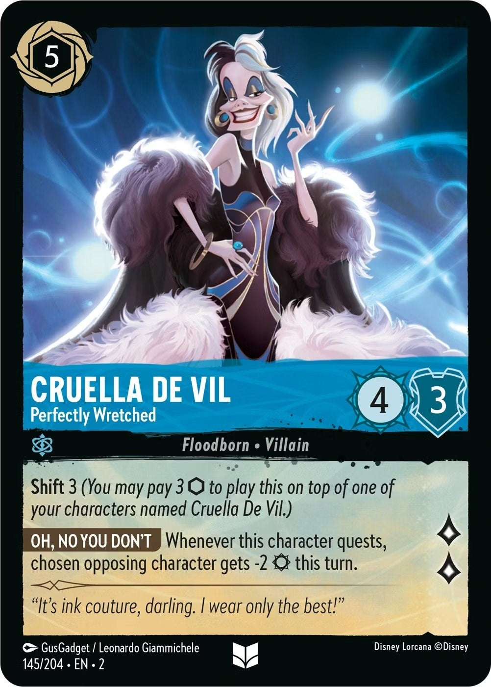Cruella De Vil - Perfectly Wretched (145/204) [Rise of the Floodborn] | Total Play