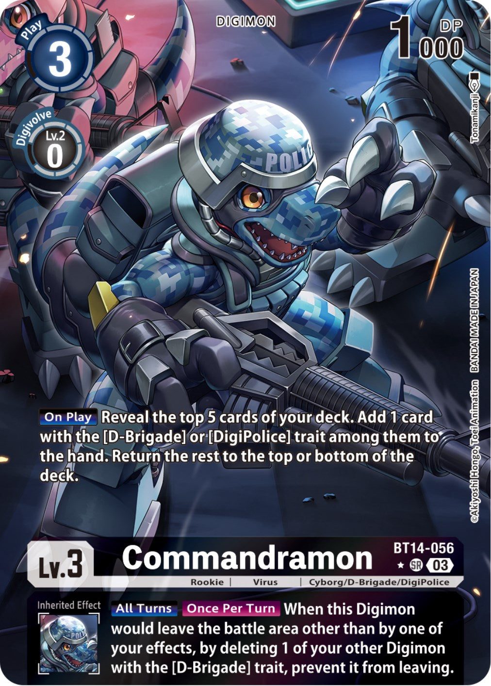 Commandramon [BT14-056] (Alternate Art) [Blast Ace] | Total Play