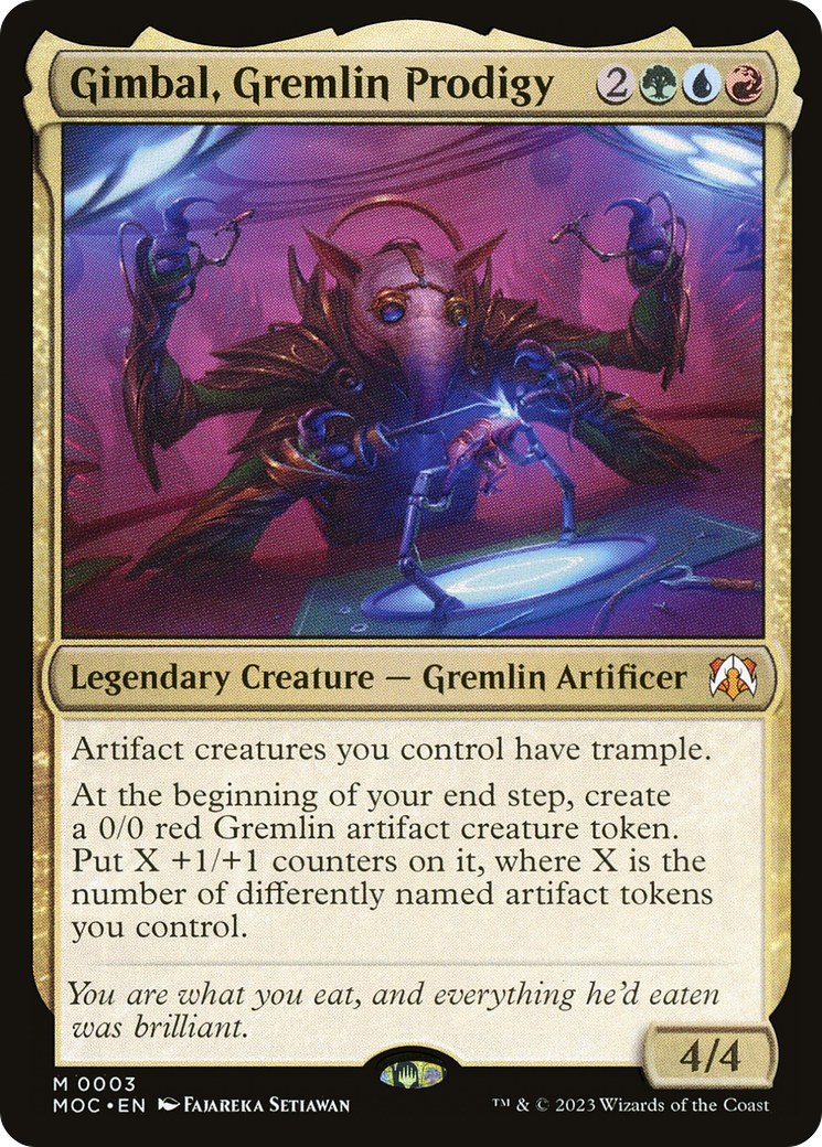 Gimbal, Gremlin Prodigy [March of the Machine Commander] | Total Play
