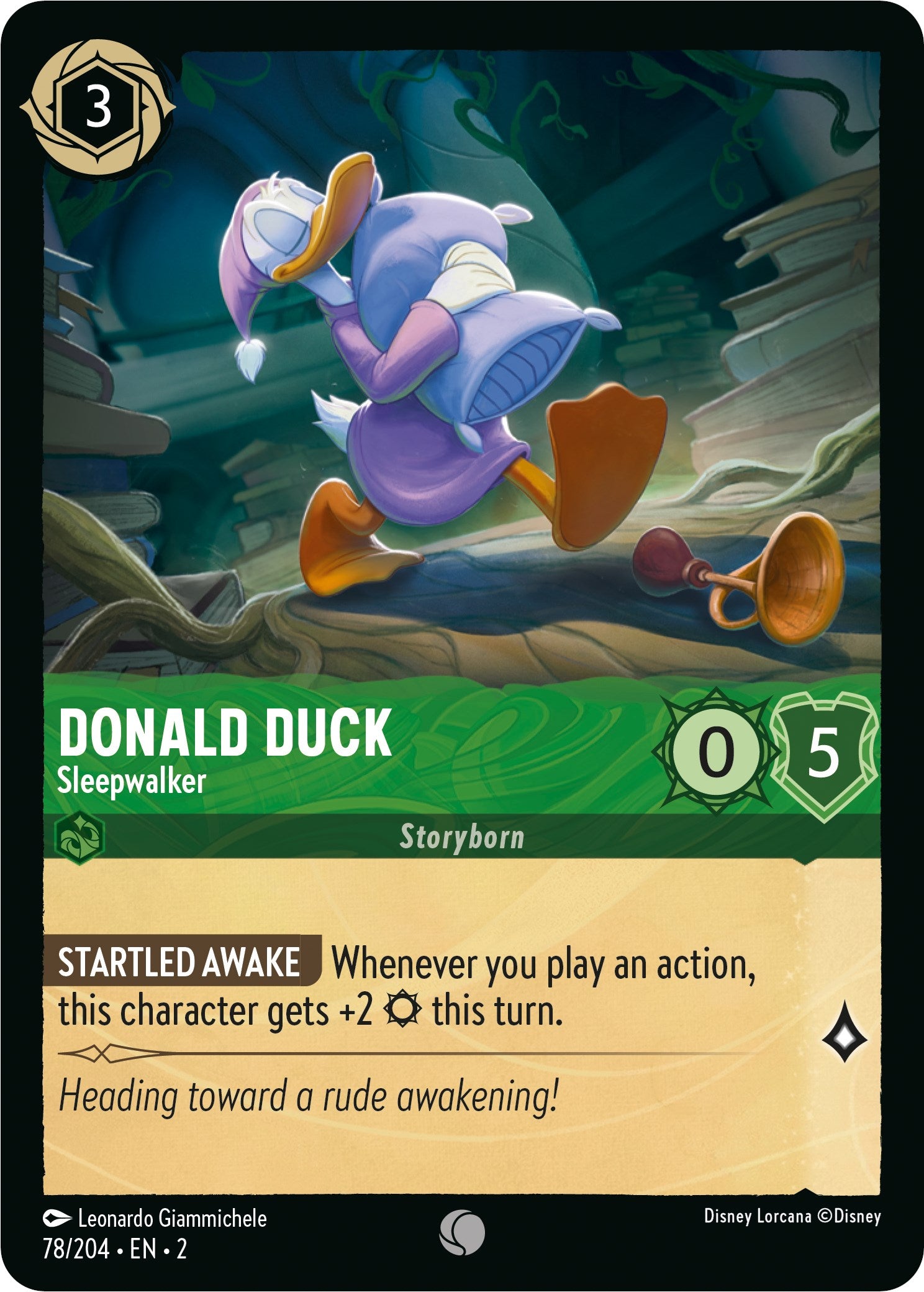 Donald Duck - Sleepwalker (78/204) [Rise of the Floodborn] | Total Play