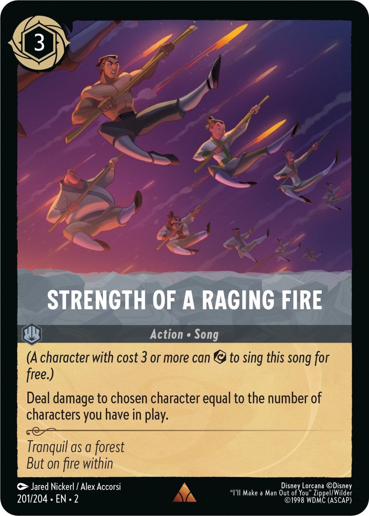 Strength of a Raging Fire (201/204) [Rise of the Floodborn] | Total Play