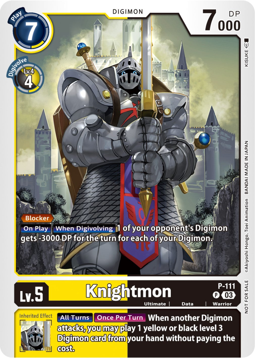 Knightmon [P-111] (3rd Anniversary Survey Pack) [Promotional Cards] | Total Play