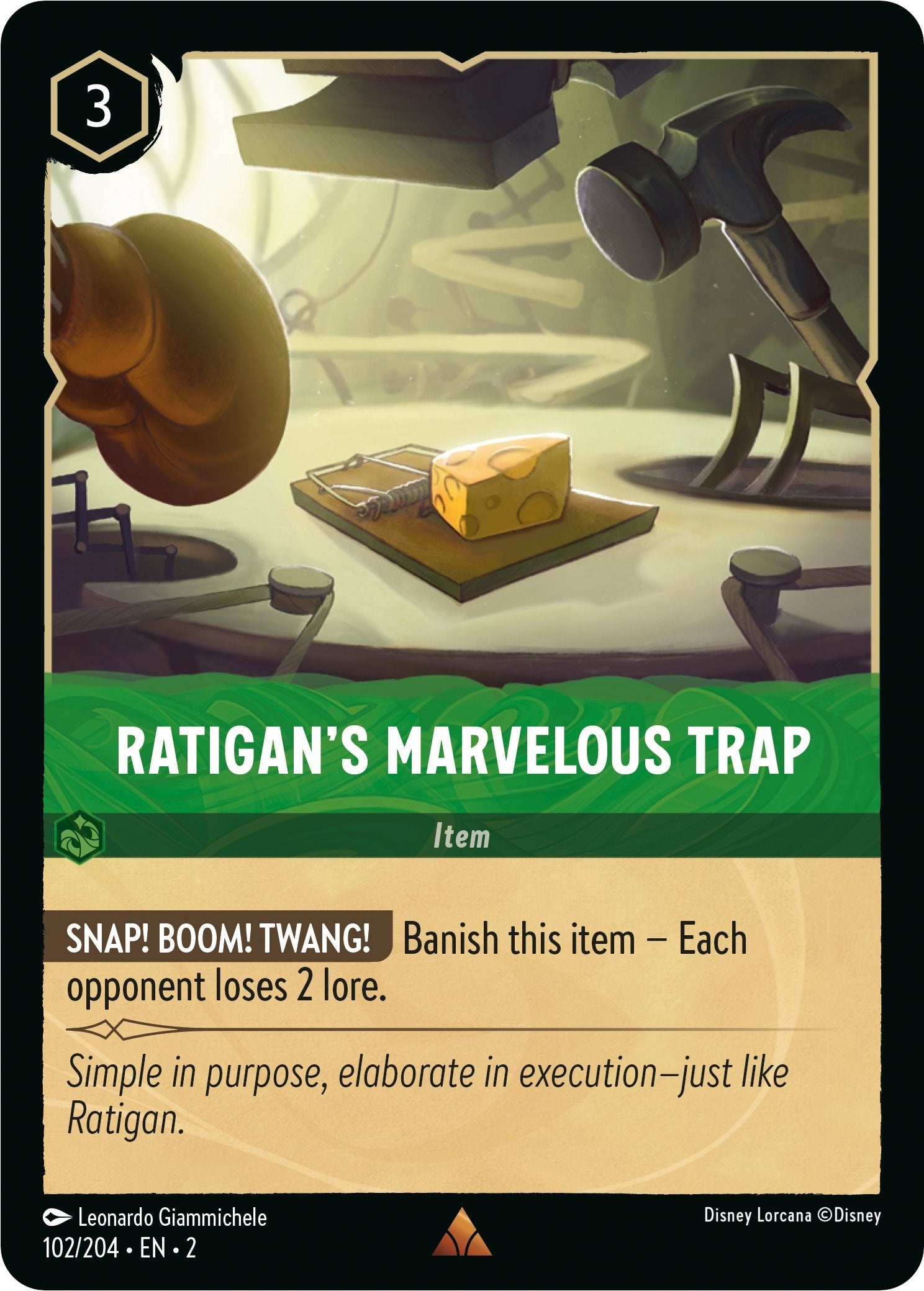 Ratigan's Marvelous Trap (102/204) [Rise of the Floodborn] | Total Play