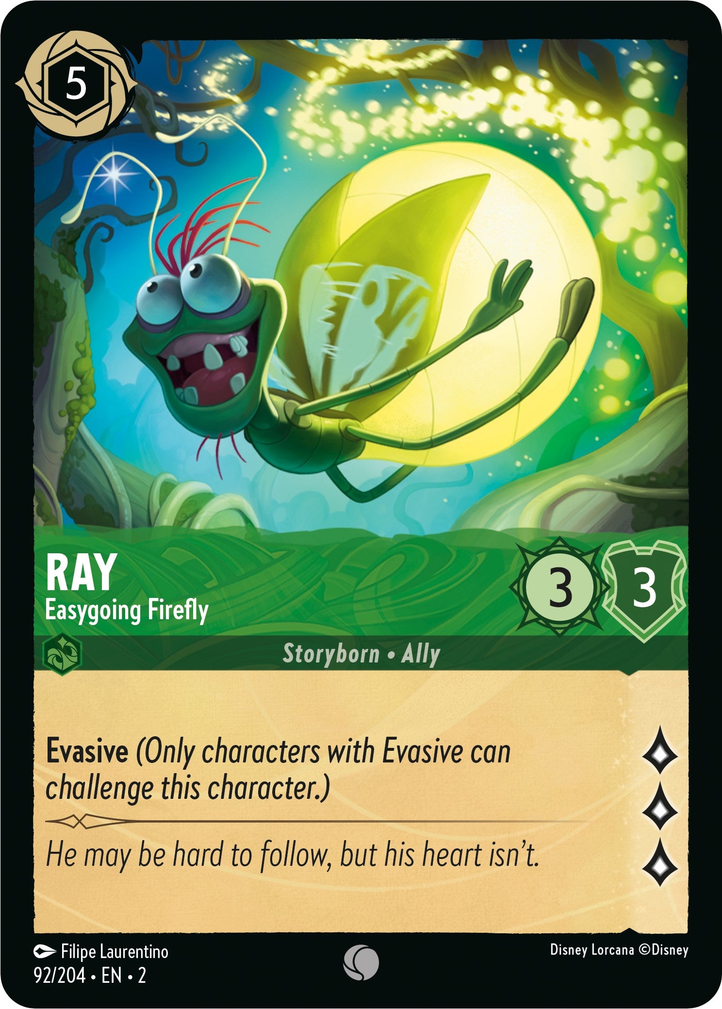 Ray - Easygoing Firefly (92/204) [Rise of the Floodborn] | Total Play