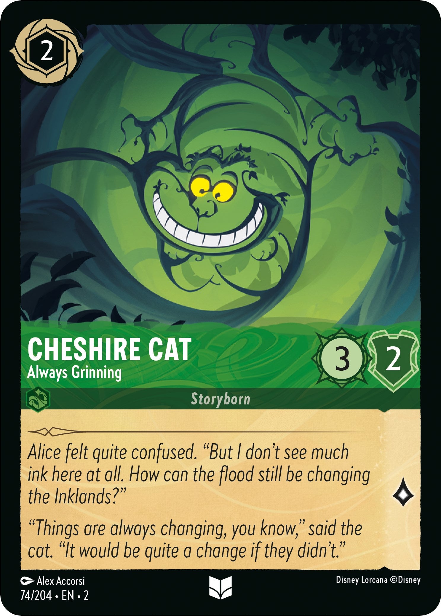 Cheshire Cat - Always Grinning (74/204) [Rise of the Floodborn] | Total Play
