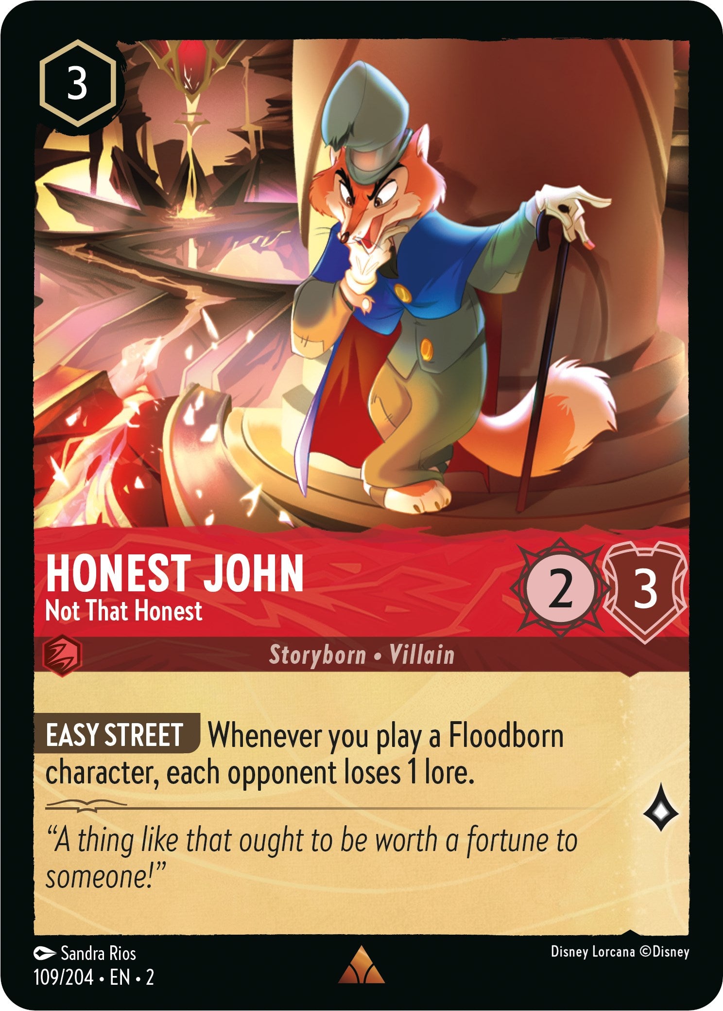 Honest John - Not That Honest (109/204) [Rise of the Floodborn] | Total Play
