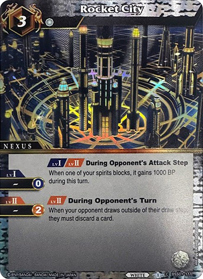 Rocket City (Box Topper) (BSS01-111) [Battle Spirits Saga Promo Cards] | Total Play