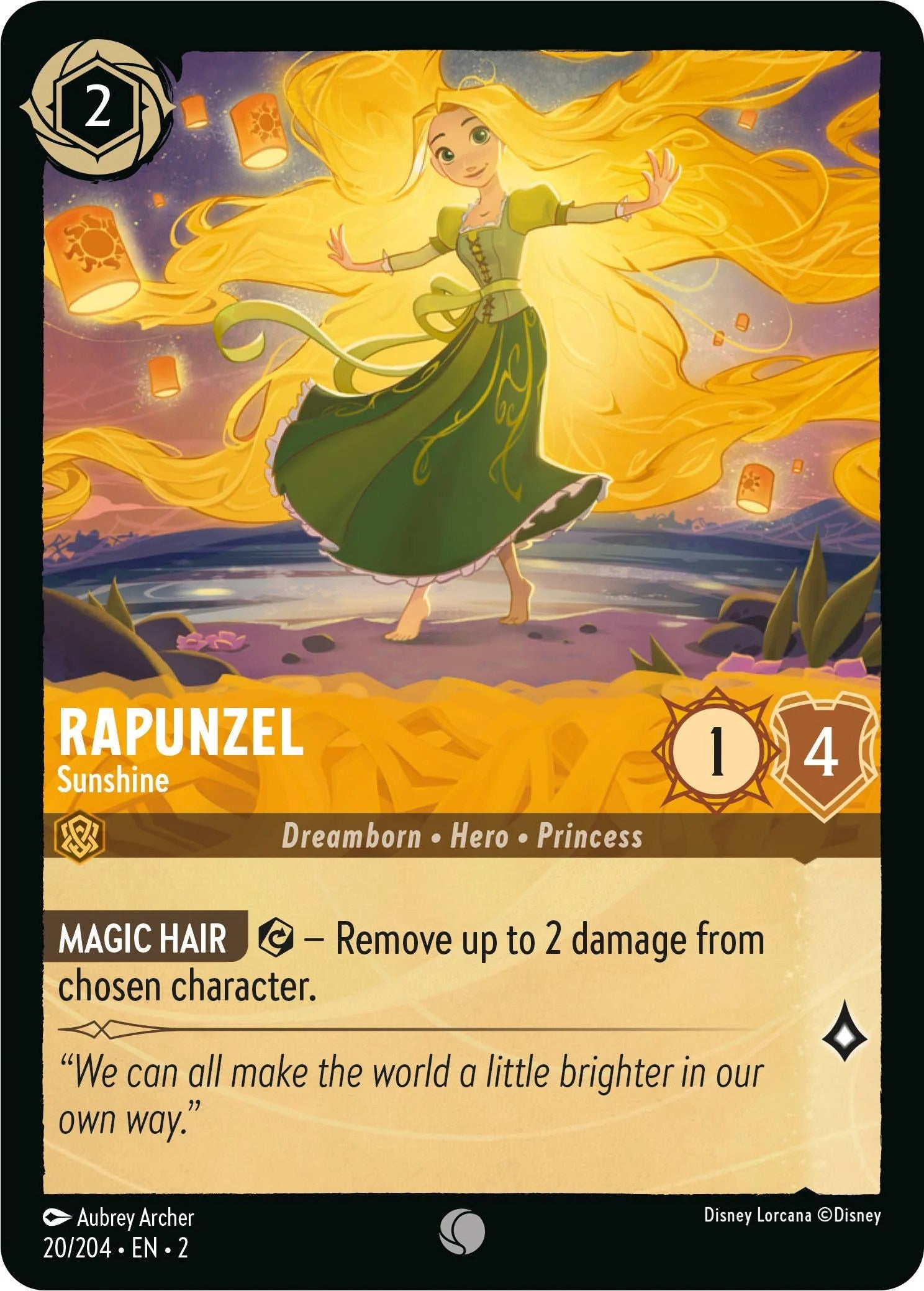Rapunzel - Sunshine (20/204) [Rise of the Floodborn] | Total Play