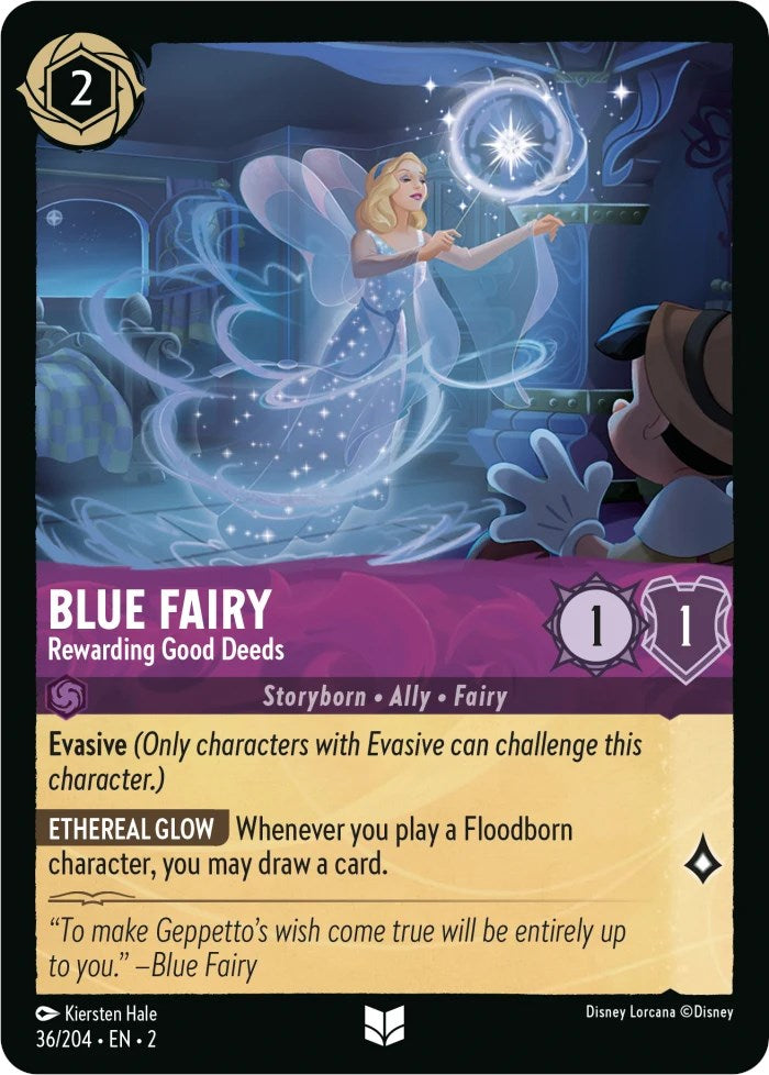 Blue Fairy - Rewarding Good Deeds (36/204) [Rise of the Floodborn] | Total Play