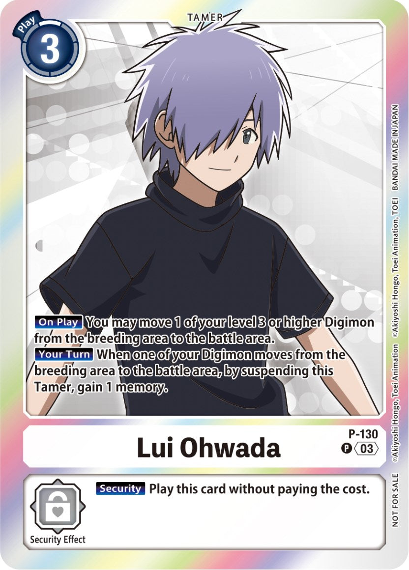 Lui Ohwada [P-130] (Tamer Party Pack -The Beginning- Ver. 2.0) [Promotional Cards] | Total Play