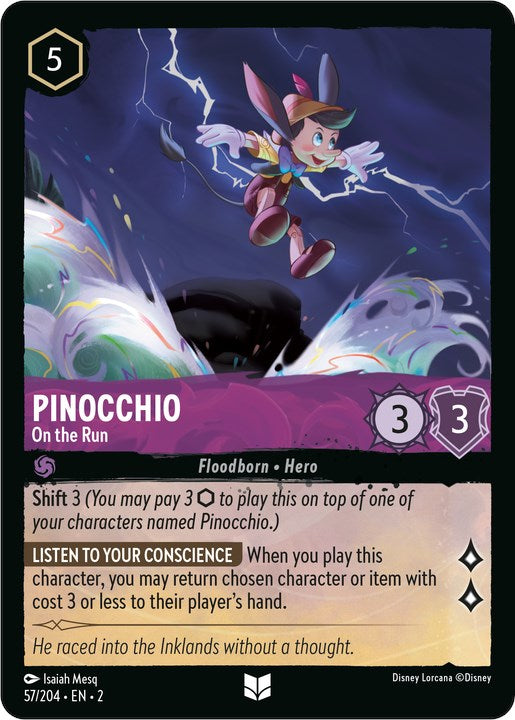 Pinocchio - On the Run (57/204) [Rise of the Floodborn] | Total Play