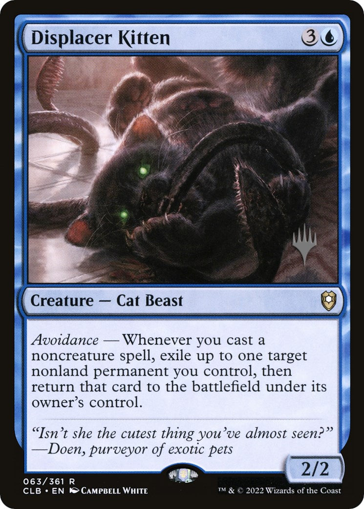 Displacer Kitten (Promo Pack) [The Lost Caverns of Ixalan Promos] | Total Play