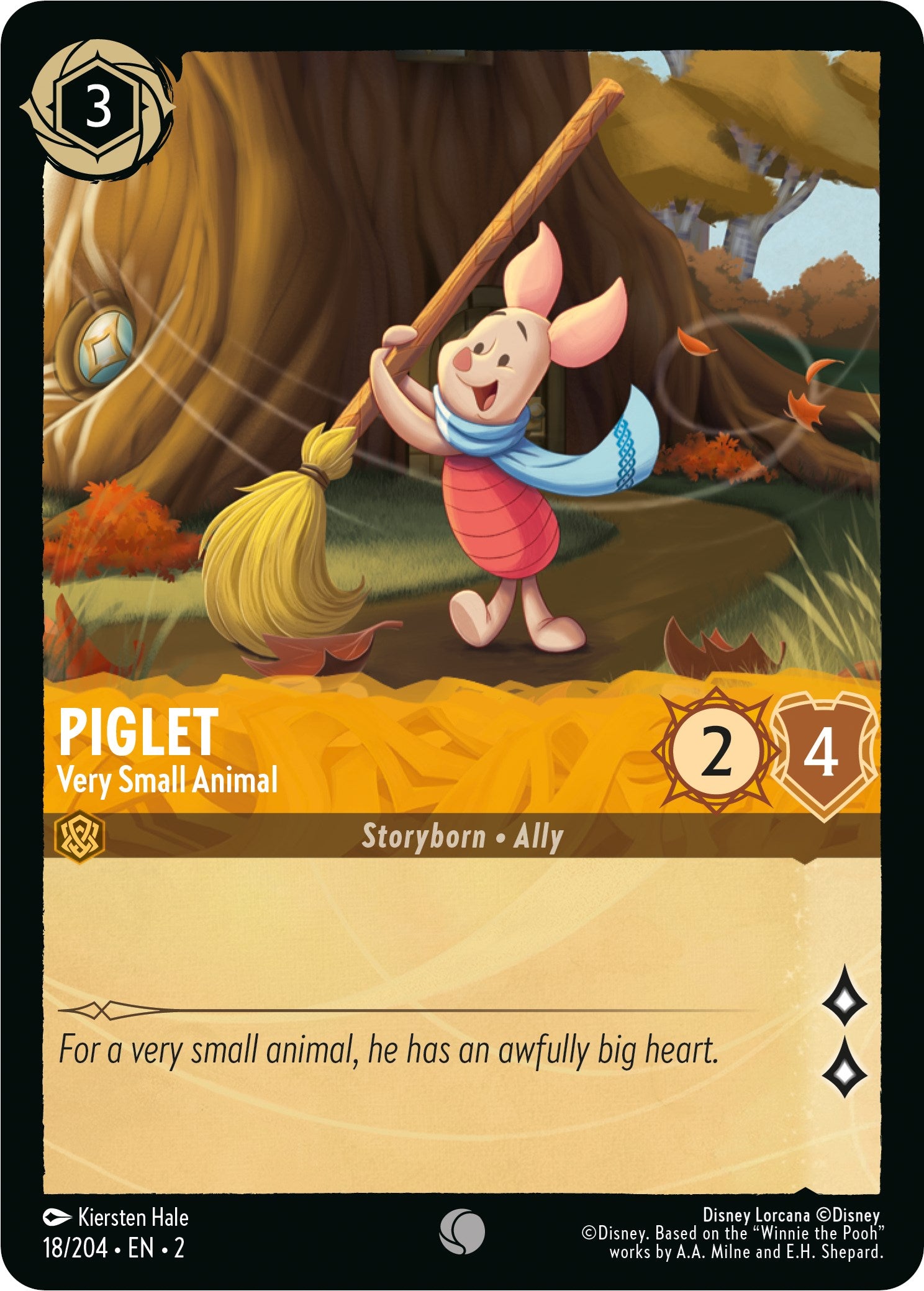 Piglet - Very Small Animal (18/204) [Rise of the Floodborn] | Total Play