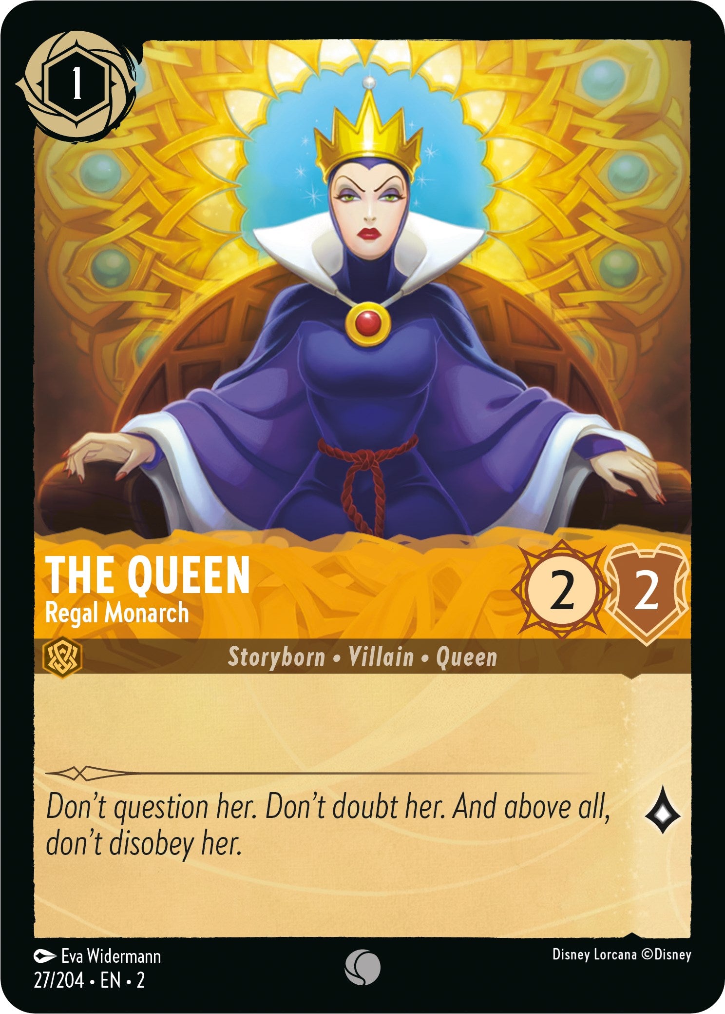 The Queen - Regal Monarch (27/204) [Rise of the Floodborn] | Total Play
