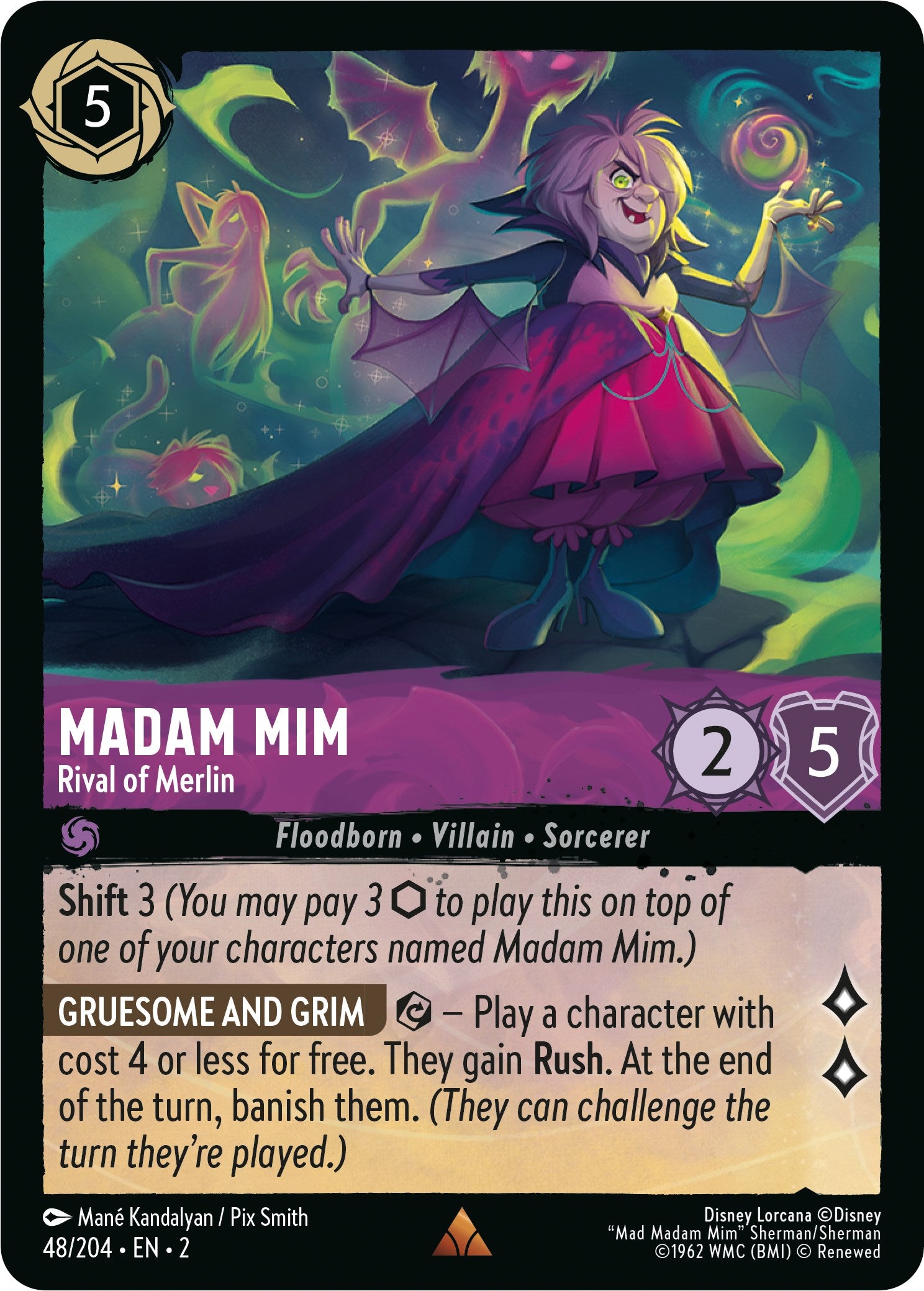 Madam Mim - Rival of Merlin (48/204) [Rise of the Floodborn] | Total Play