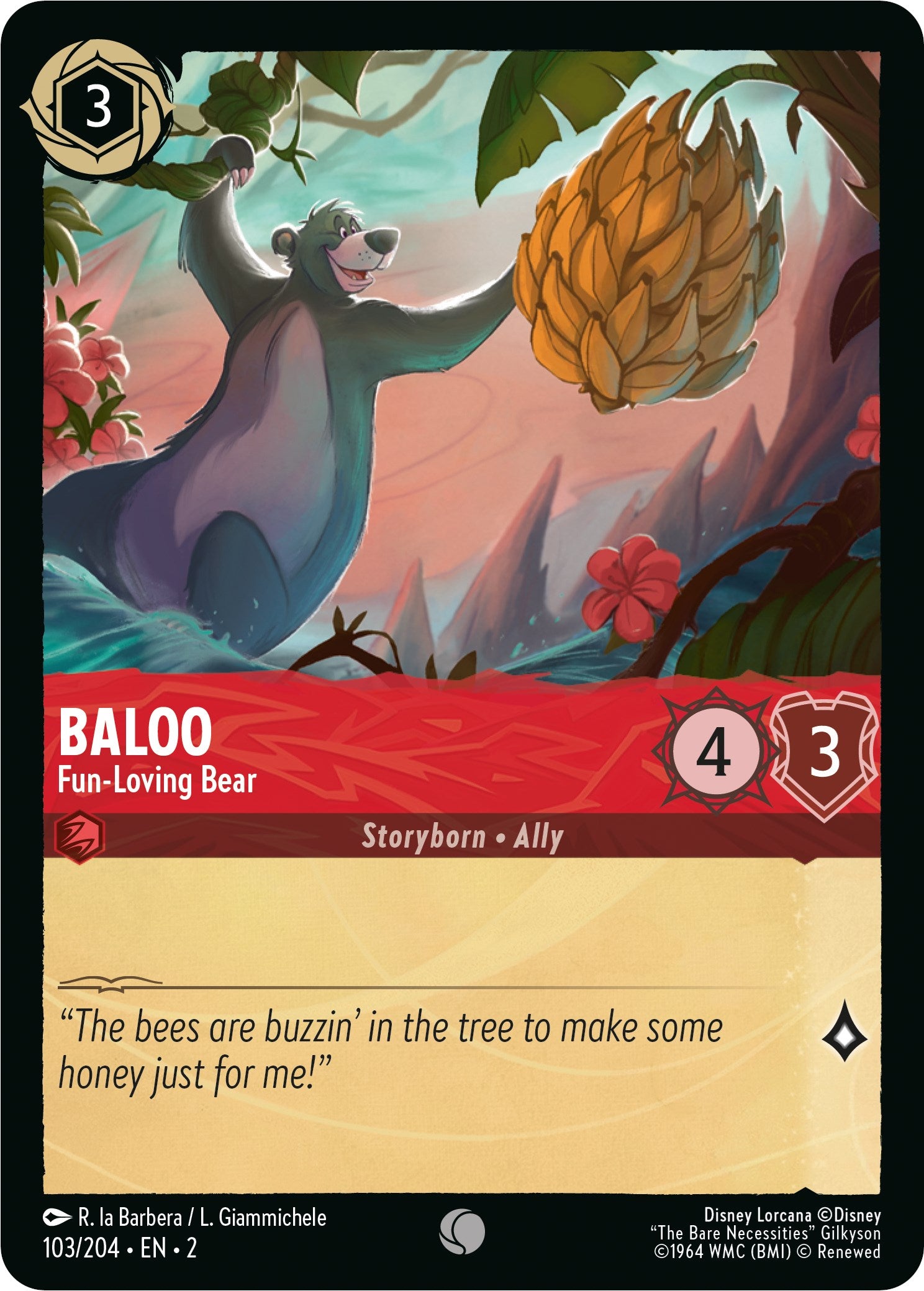 Baloo - Fun-Loving Bear (103/204) [Rise of the Floodborn] | Total Play