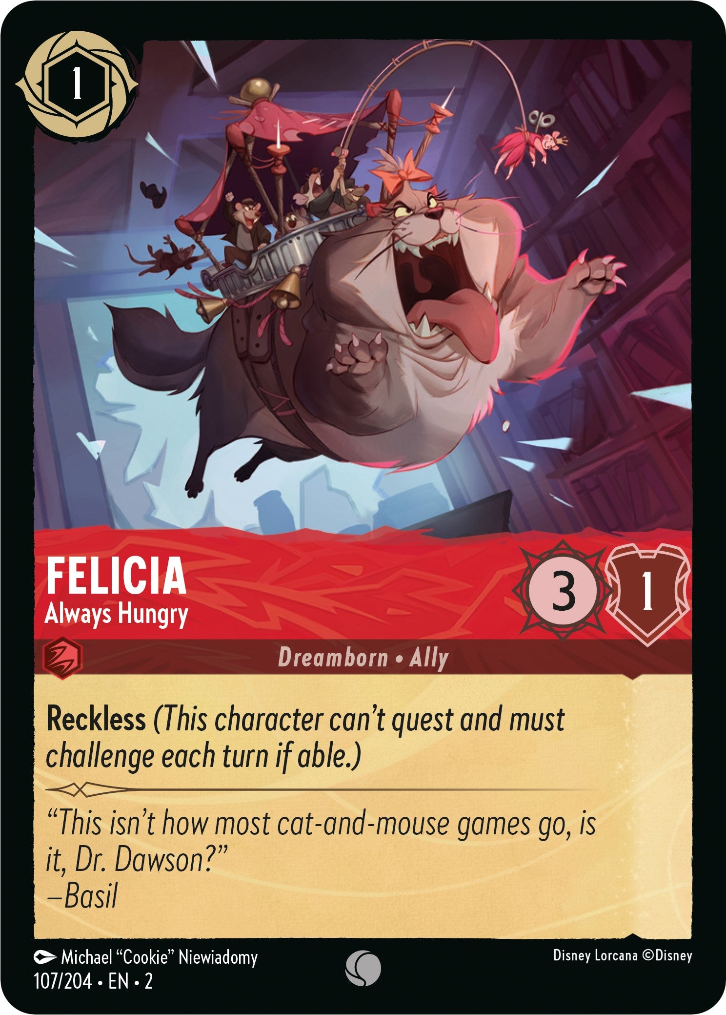 Felicia - Always Hungry (107/204) [Rise of the Floodborn] | Total Play