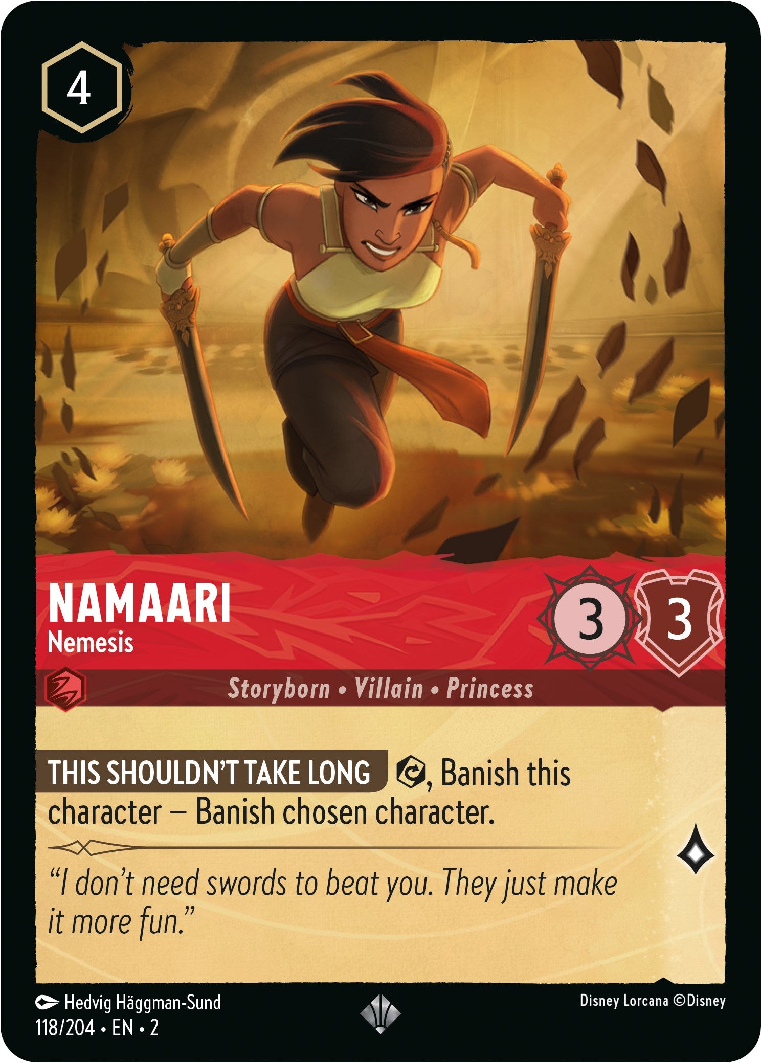 Namaari - Nemesis (118/204) [Rise of the Floodborn] | Total Play