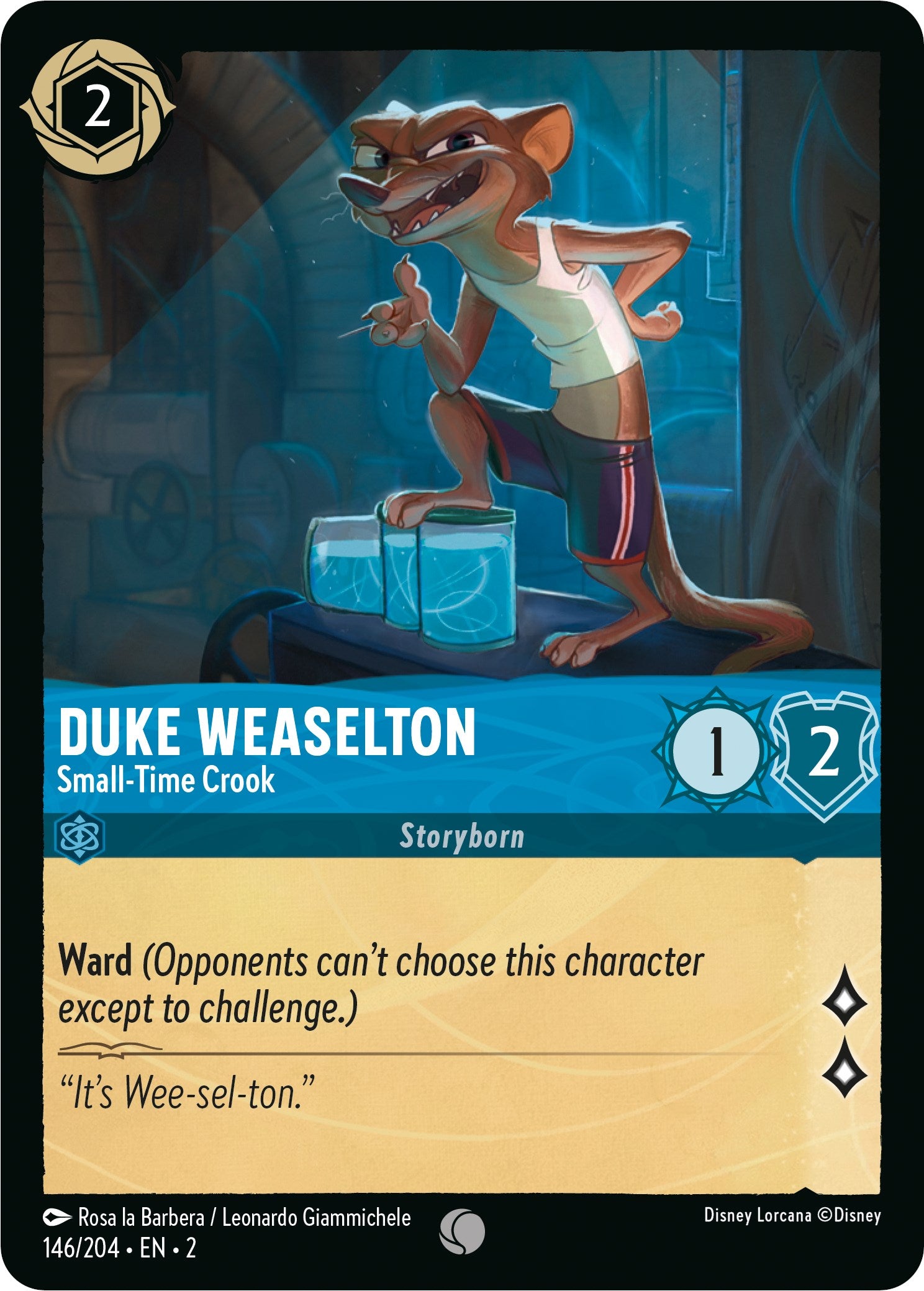 Duke Weaselton - Small-Time Crook (146/204) [Rise of the Floodborn] | Total Play