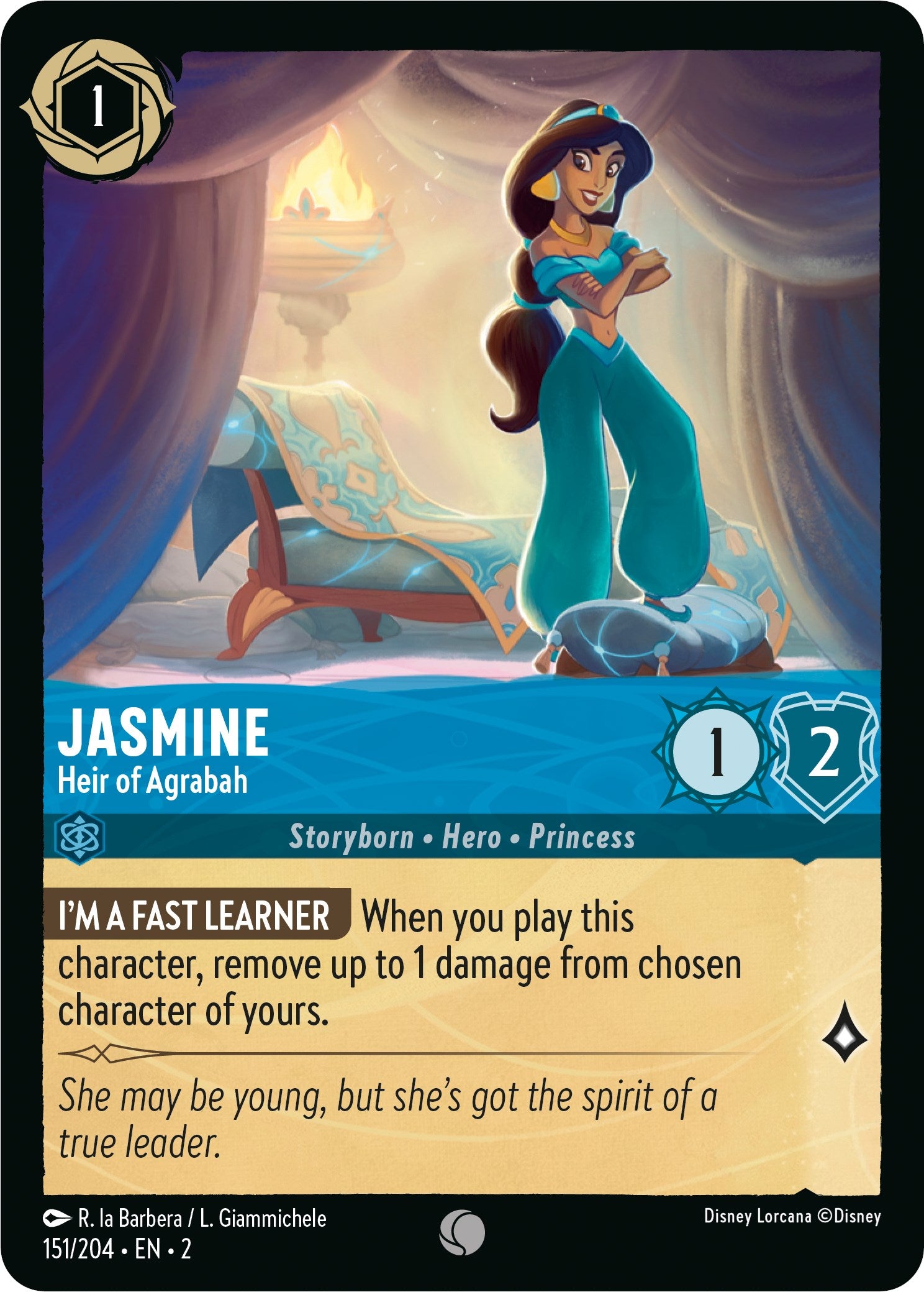 Jasmine - Heir of Agrabah (151/204) [Rise of the Floodborn] | Total Play