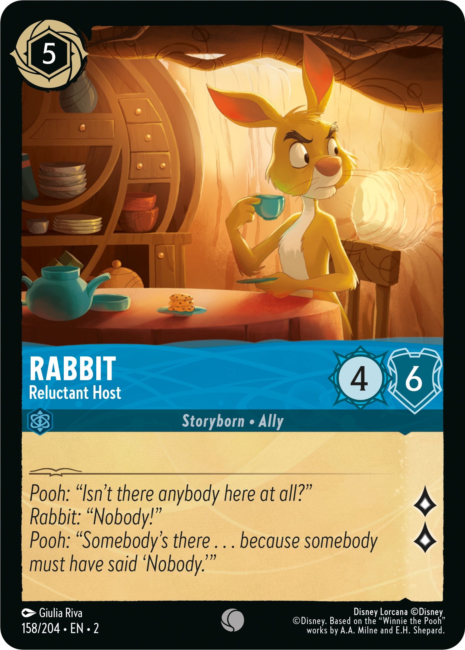 Rabbit - Reluctant Host (158/204) [Rise of the Floodborn] | Total Play