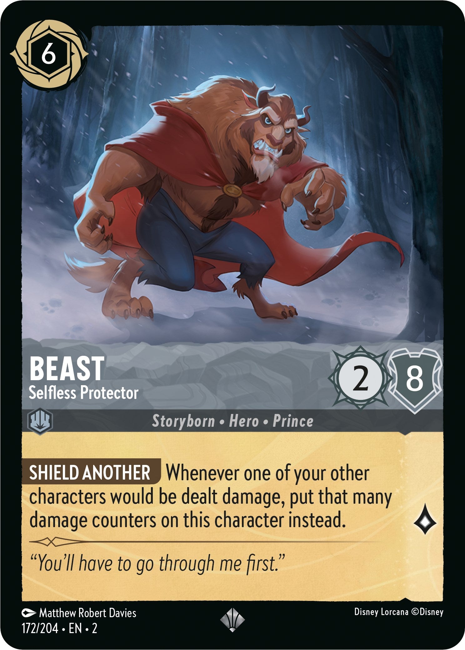 Beast - Selfless Protector (172/204) [Rise of the Floodborn] | Total Play