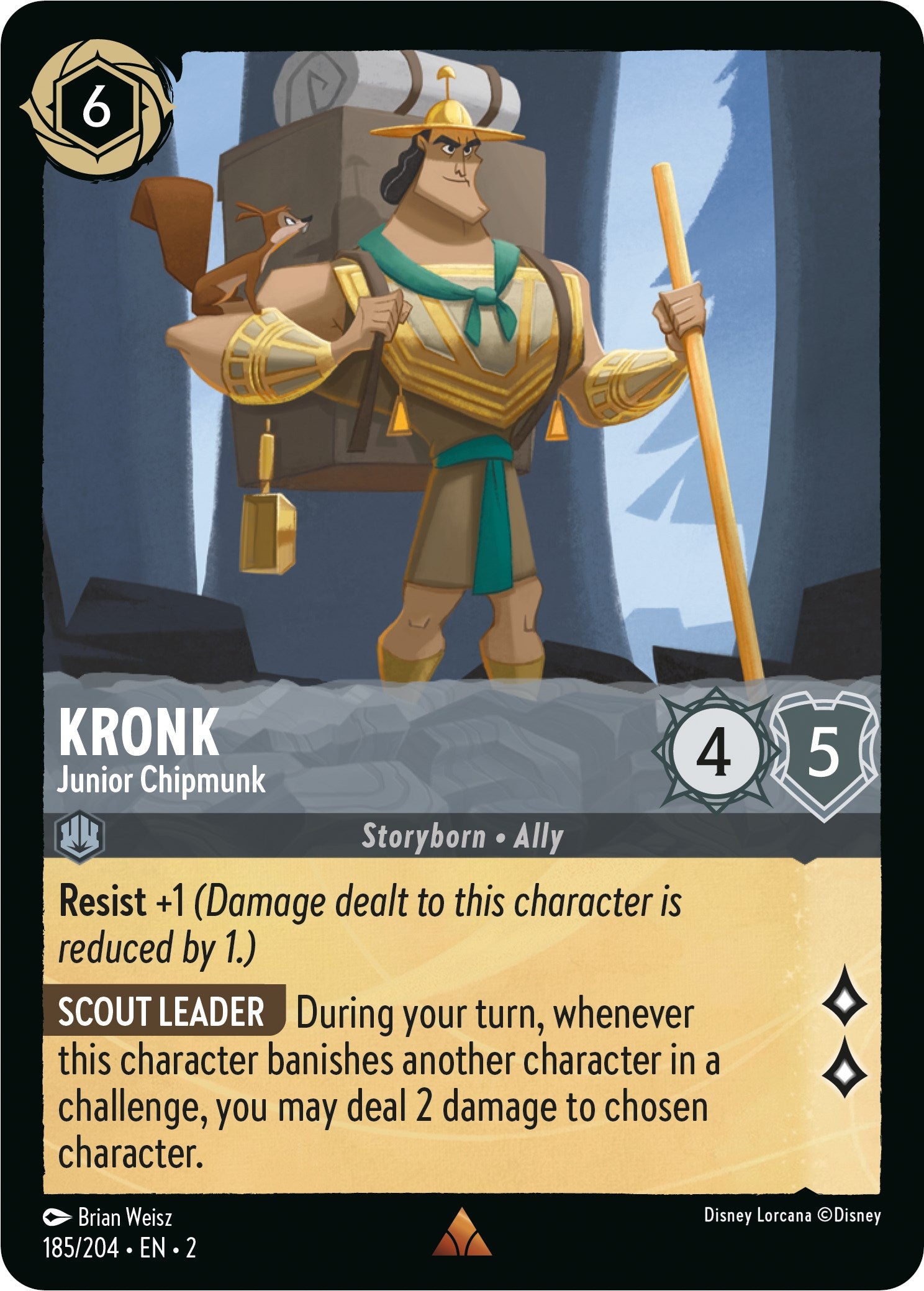 Kronk - Junior Chipmunk (185/204) [Rise of the Floodborn] | Total Play
