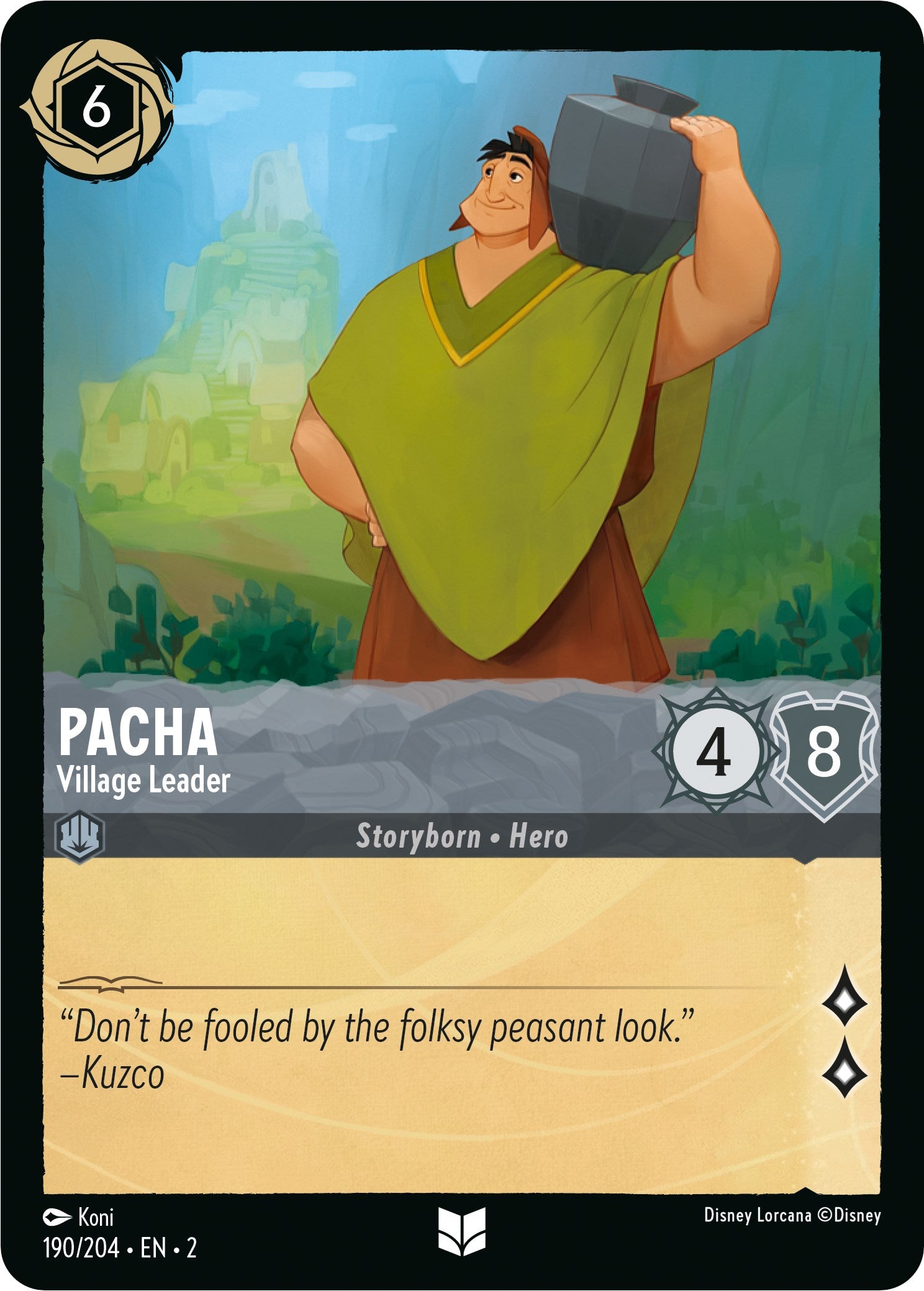 Pacha - Village Leader (190/204) [Rise of the Floodborn] | Total Play