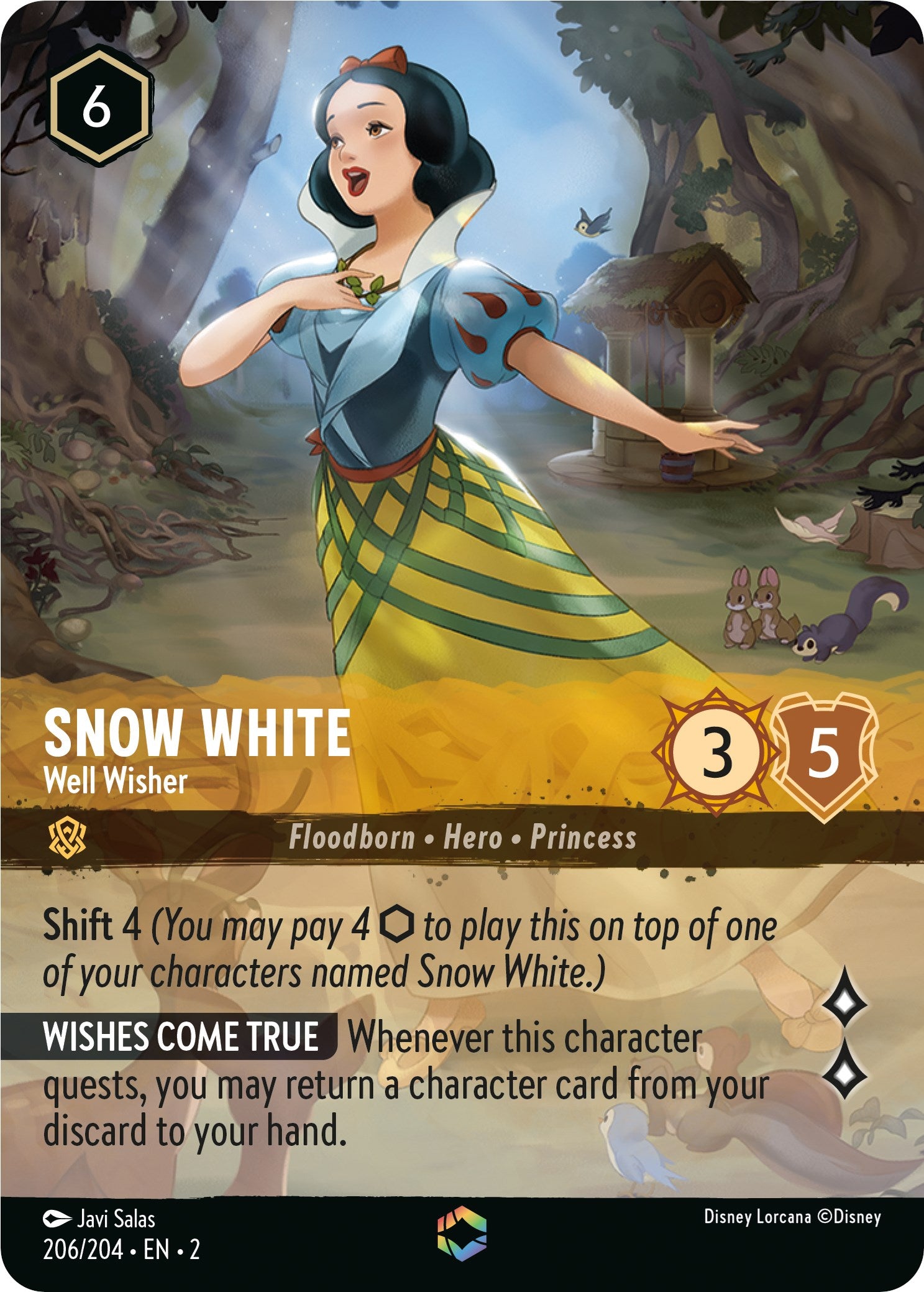 Snow White - Well Wisher (Enchanted) (206/204) [Rise of the Floodborn] | Total Play