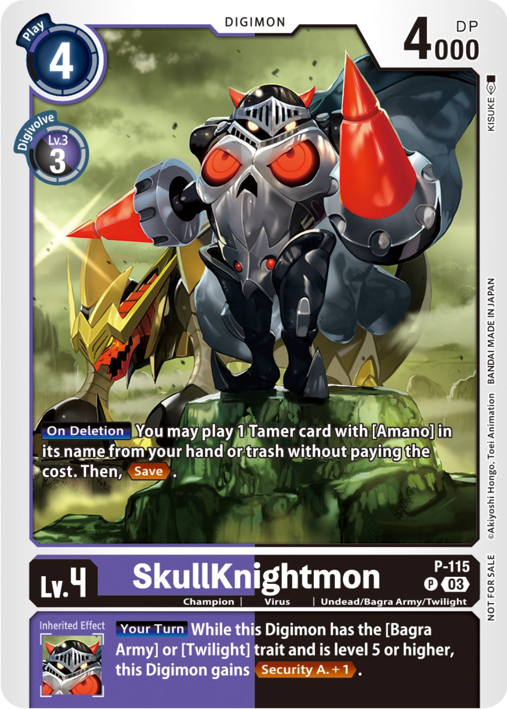 SkullKnightmon [P-115] (3rd Anniversary Survey Pack) [Promotional Cards] | Total Play