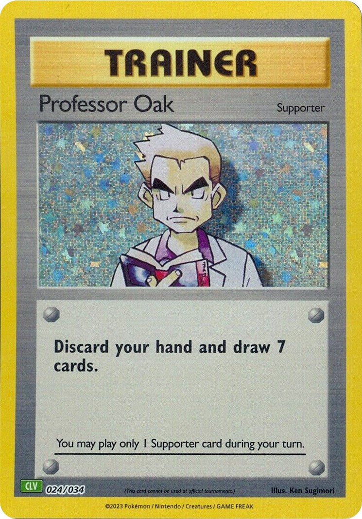 Professor Oak (CLV) [Trading Card Game Classic] | Total Play