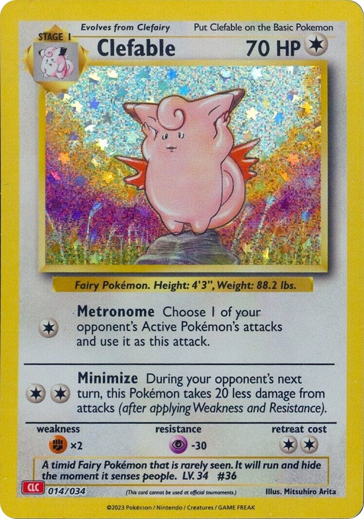 Clefable [Trading Card Game Classic] | Total Play