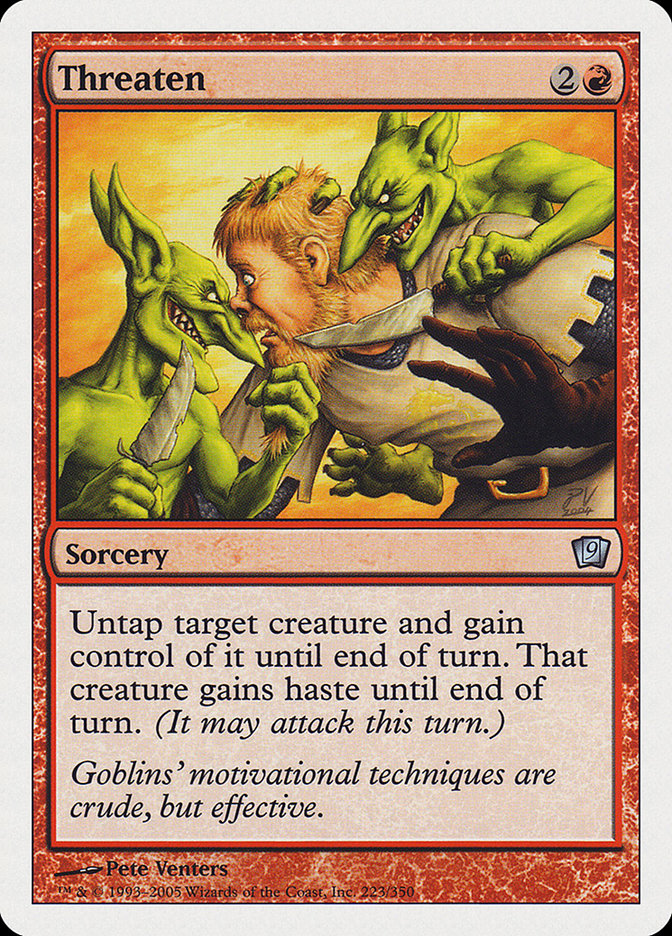 Threaten [Ninth Edition] | Total Play
