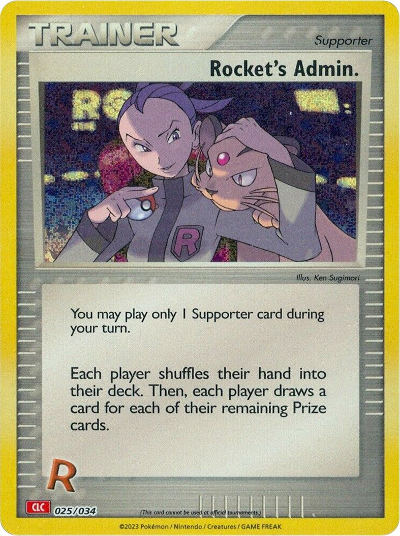 Rocket's Admin. (CLC) [Trading Card Game Classic] | Total Play