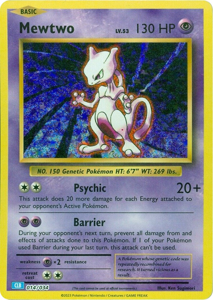 Mewtwo [Trading Card Game Classic] | Total Play